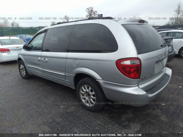 2C4GP54L41R372508 - 2001 CHRYSLER TOWN & COUNTRY LXI SILVER photo 3