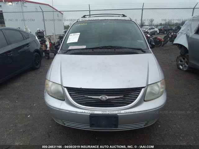 2C4GP54L41R372508 - 2001 CHRYSLER TOWN & COUNTRY LXI SILVER photo 6