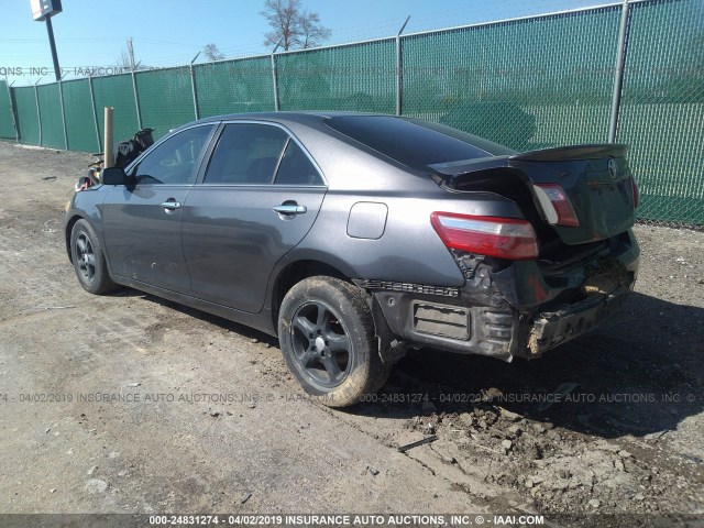 4T1BE46K68U219670 - 2008 TOYOTA CAMRY CE/LE/XLE/SE GRAY photo 3