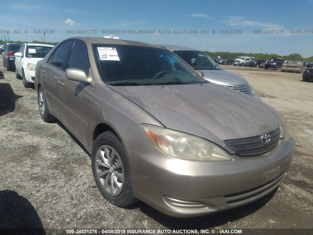 4T1BE32K92U034939 - 2002 TOYOTA CAMRY LE/XLE/SE TAN photo 1