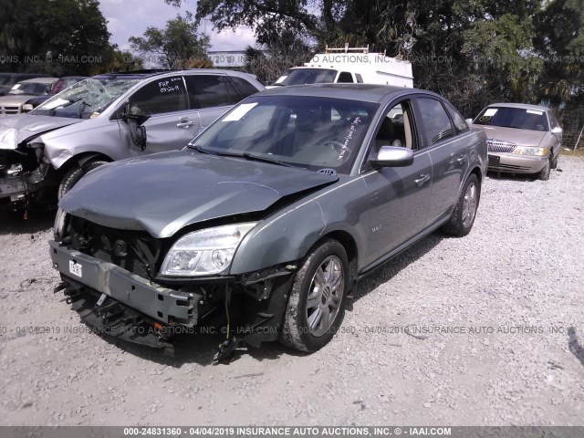 1MEHM43W38G604657 - 2008 MERCURY SABLE PREMIER GREEN photo 2