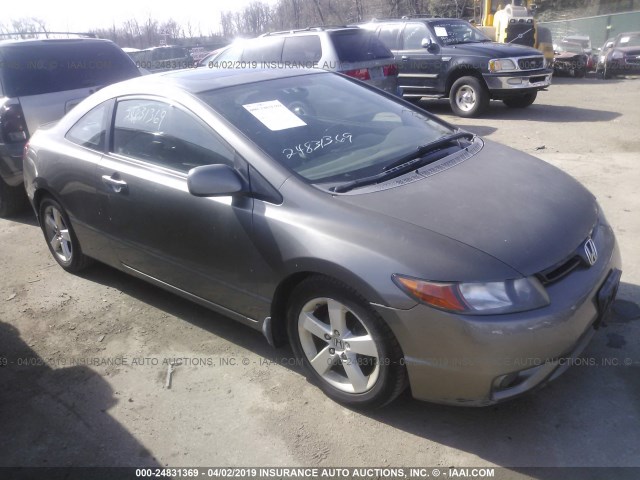 2HGFG129X8H573732 - 2008 HONDA CIVIC EXL GRAY photo 1