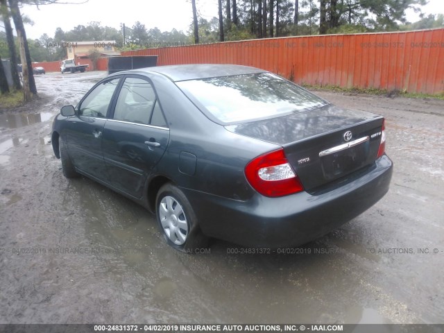 4T1BE32K43U679824 - 2003 TOYOTA CAMRY LE/XLE/SE GREEN photo 3