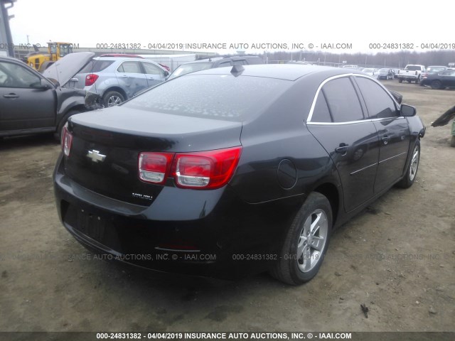 1G11B5SA6DF131043 - 2013 CHEVROLET MALIBU LS BLACK photo 4