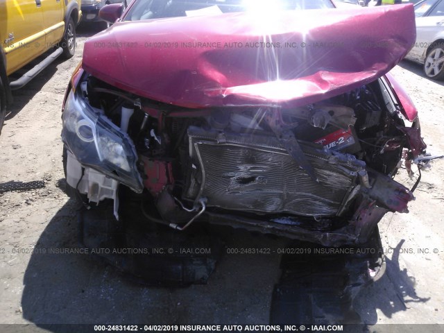 4T1BF1FK6EU865069 - 2014 TOYOTA CAMRY L/SE/LE/XLE 红色 照片 6