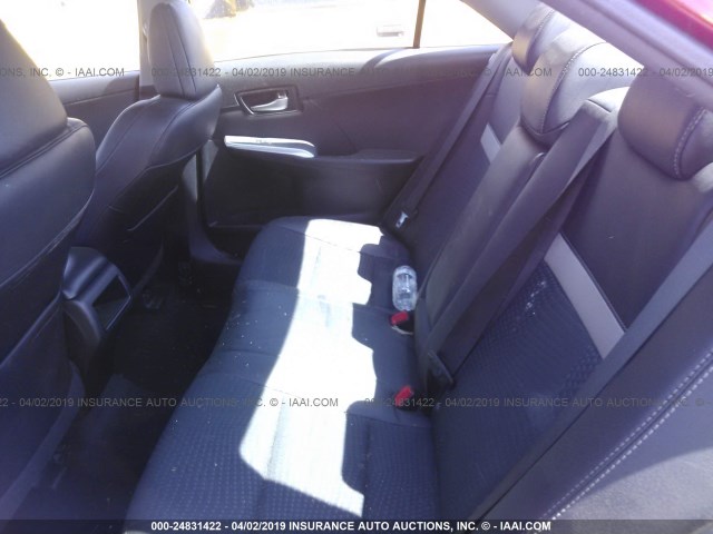 4T1BF1FK6EU865069 - 2014 TOYOTA CAMRY L/SE/LE/XLE 红色 照片 8