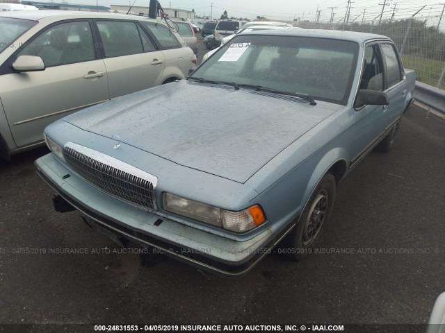 3G4AG54N2NS632562 - 1992 BUICK CENTURY SPECIAL BLUE photo 2