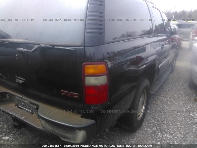 3GKFK16Z63G155415 - 2003 GMC YUKON XL K1500 BLACK photo 4