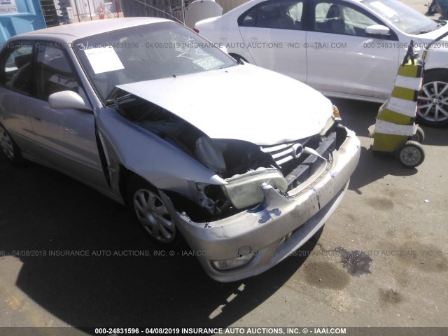 1NXBR12E42Z593012 - 2002 TOYOTA COROLLA CE/LE/S SILVER photo 6