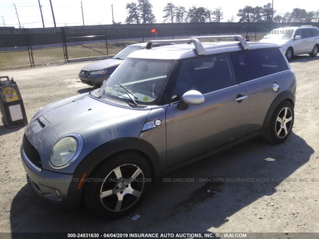 WMWMM335X8TP87108 - 2008 MINI COOPER S CLUBMAN GRAY photo 2