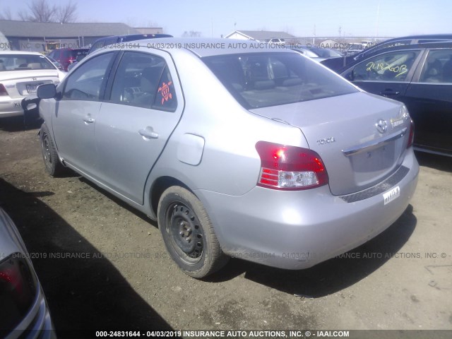 JTDBT4K37A4068949 - 2010 TOYOTA YARIS SILVER photo 3