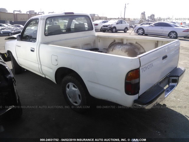 4TANL42N2WZ158241 - 1998 TOYOTA TACOMA WHITE photo 3