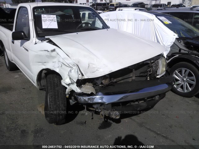 4TANL42N2WZ158241 - 1998 TOYOTA TACOMA WHITE photo 6