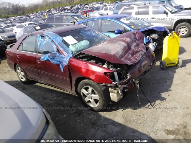 4T1BF30K32U002553 - 2002 TOYOTA CAMRY LE/XLE/SE RED photo 1