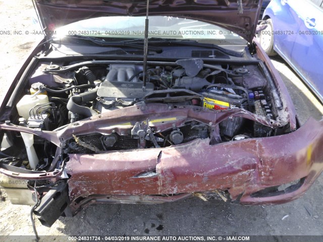 4T1BF30K32U002553 - 2002 TOYOTA CAMRY LE/XLE/SE RED photo 10