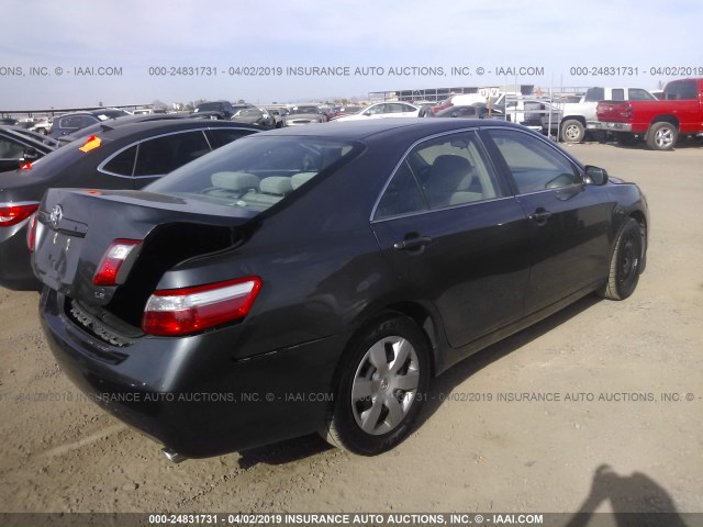 4T1BK46K19U593159 - 2009 TOYOTA CAMRY SE/LE/XLE GRAY photo 4