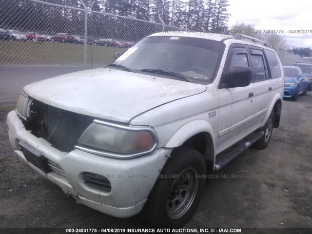 JA4MT31RX4J008088 - 2004 MITSUBISHI MONTERO SPORT XLS WHITE photo 2