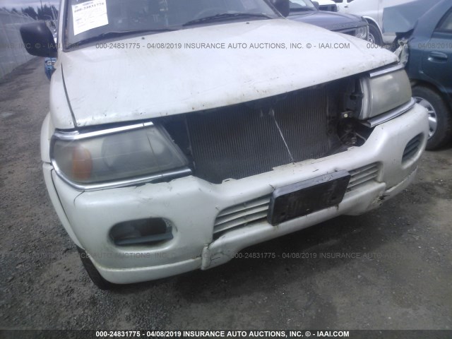 JA4MT31RX4J008088 - 2004 MITSUBISHI MONTERO SPORT XLS WHITE photo 6