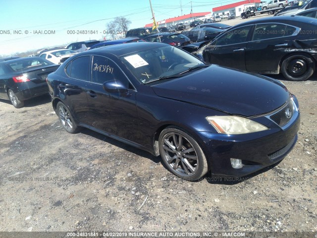 JTHBK262485066250 - 2008 LEXUS IS 250 BLACK photo 1