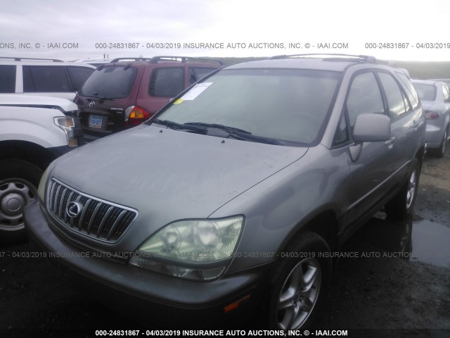 JTJGF10U110112441 - 2001 LEXUS RX 300 GRAY photo 2