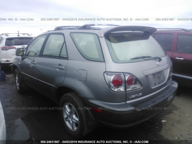 JTJGF10U110112441 - 2001 LEXUS RX 300 GRAY photo 3