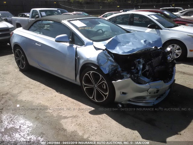 W04WH3N57HG081925 - 2017 BUICK CASCADA PREMIUM SILVER photo 1