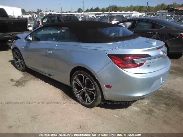 W04WH3N57HG081925 - 2017 BUICK CASCADA PREMIUM SILVER photo 3