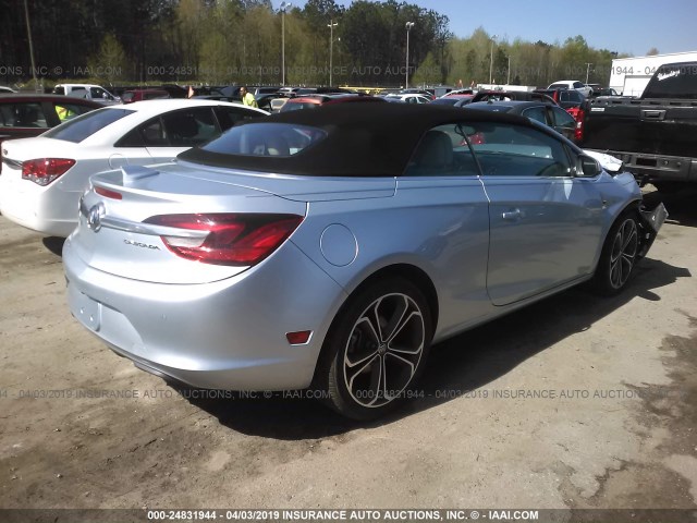 W04WH3N57HG081925 - 2017 BUICK CASCADA PREMIUM SILVER photo 4