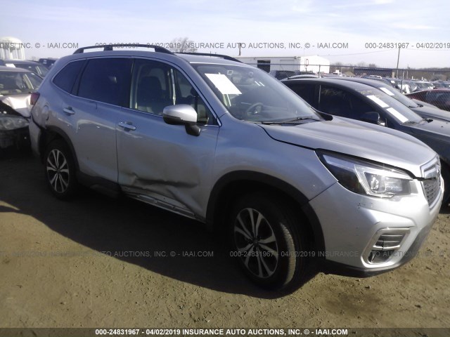 JF2SKAUC8KH428904 - 2019 SUBARU FORESTER LIMITED SILVER photo 1