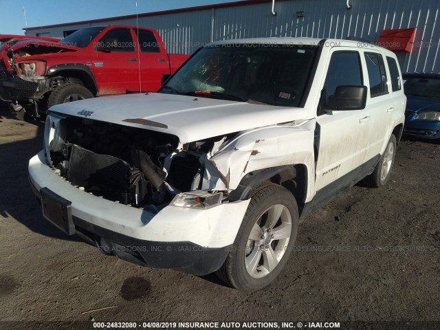 1C4NJPFA6HD148363 - 2017 JEEP PATRIOT LATITUDE WHITE photo 2