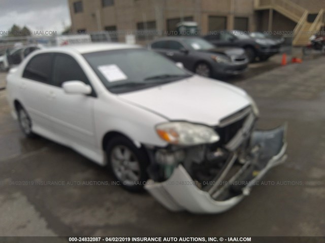 1NXBR32E73Z115793 - 2003 TOYOTA COROLLA CE/LE/S WHITE photo 1