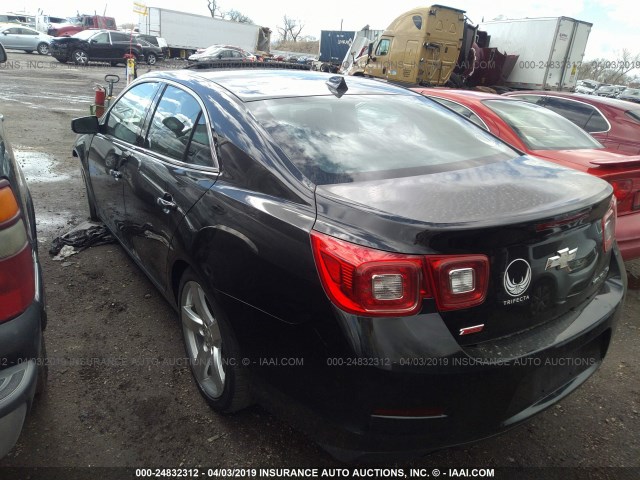 1G11J5SX7EF268615 - 2014 CHEVROLET MALIBU LTZ 黑色 照片 3