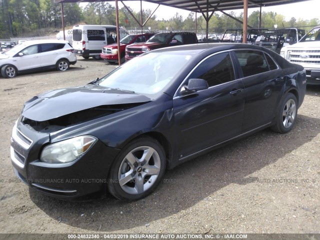 1G1ZC5EB2AF111324 - 2010 CHEVROLET MALIBU 1LT 黑色 照片 2