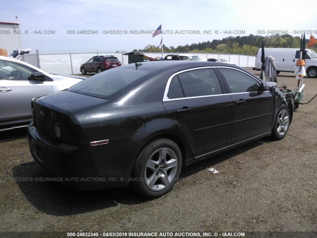 1G1ZC5EB2AF111324 - 2010 CHEVROLET MALIBU 1LT 黑色 照片 4