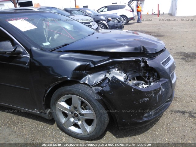 1G1ZC5EB2AF111324 - 2010 CHEVROLET MALIBU 1LT 黑色 照片 6