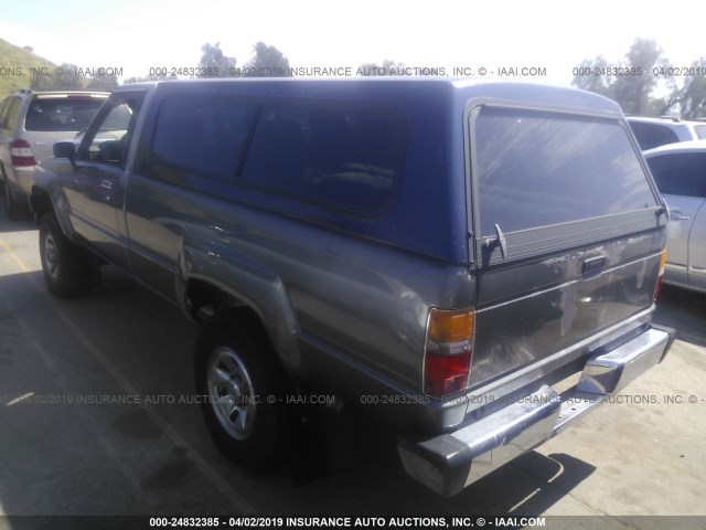 JT4RN64S2G5005110 - 1986 TOYOTA PICKUP RN64 SR5 GRAY photo 3