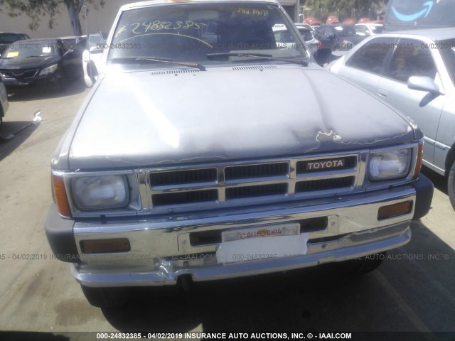 JT4RN64S2G5005110 - 1986 TOYOTA PICKUP RN64 SR5 GRAY photo 6