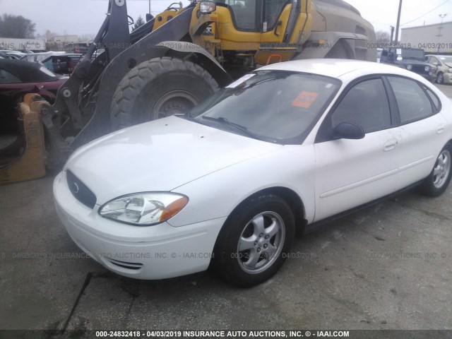 1FAFP53U26A178728 - 2006 FORD TAURUS SE WHITE photo 2