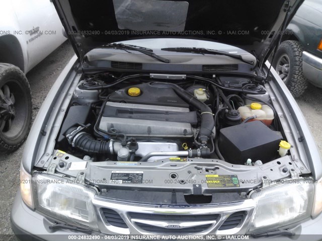 YS3DF78K137014847 - 2003 SAAB 9-3 SE TAN photo 10