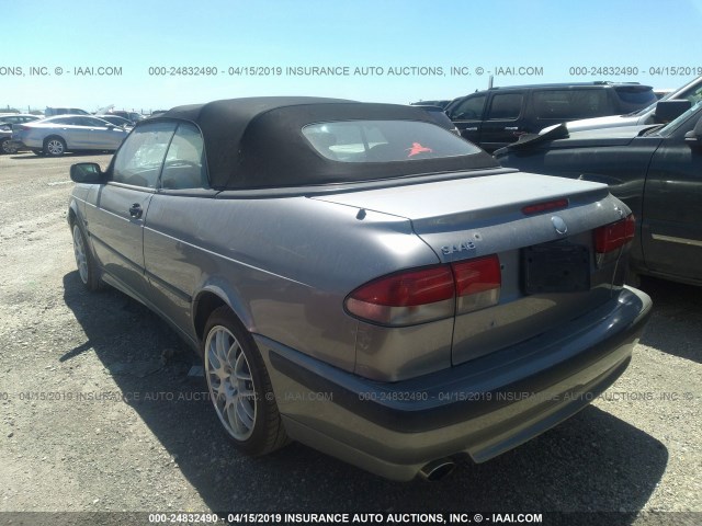 YS3DF78K137014847 - 2003 SAAB 9-3 SE TAN photo 3