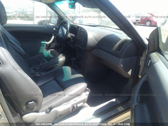 YS3DF78K137014847 - 2003 SAAB 9-3 SE TAN photo 5