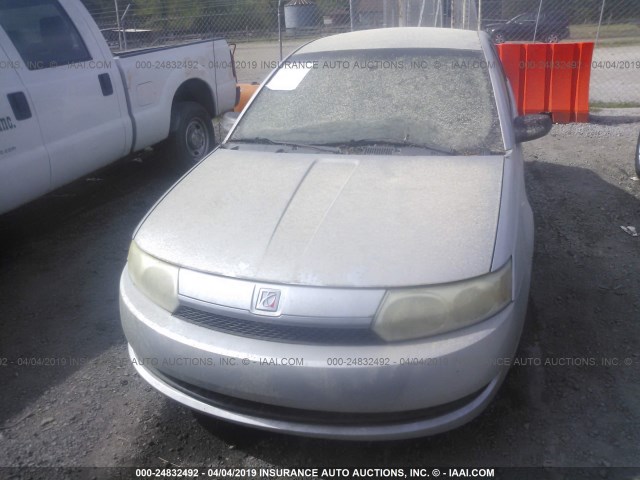 1G8AG52F83Z194642 - 2003 SATURN ION LEVEL 1 SILVER photo 6