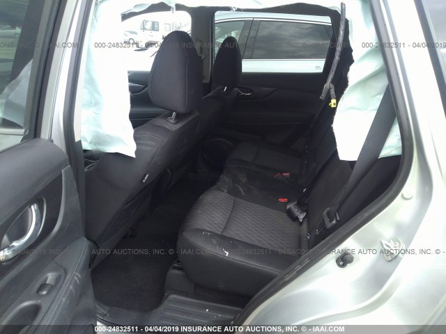 KNMAT2MT7KP516314 - 2019 NISSAN ROGUE S/SV SILVER photo 8