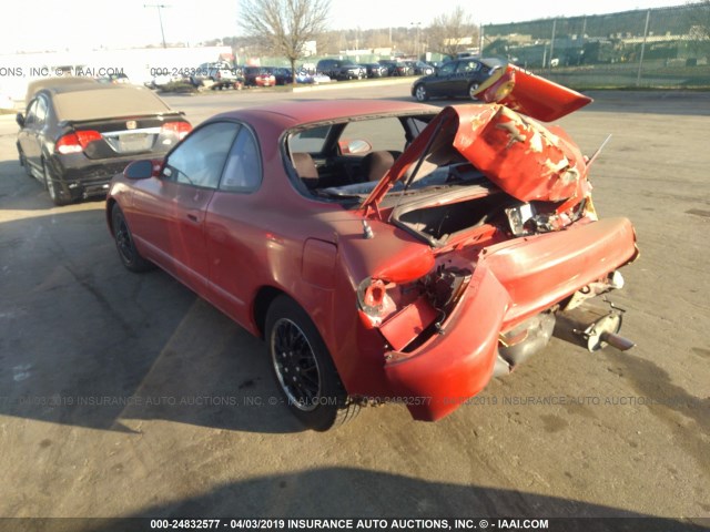 JT2ST87F5L0031153 - 1990 TOYOTA CELICA GT RED photo 3