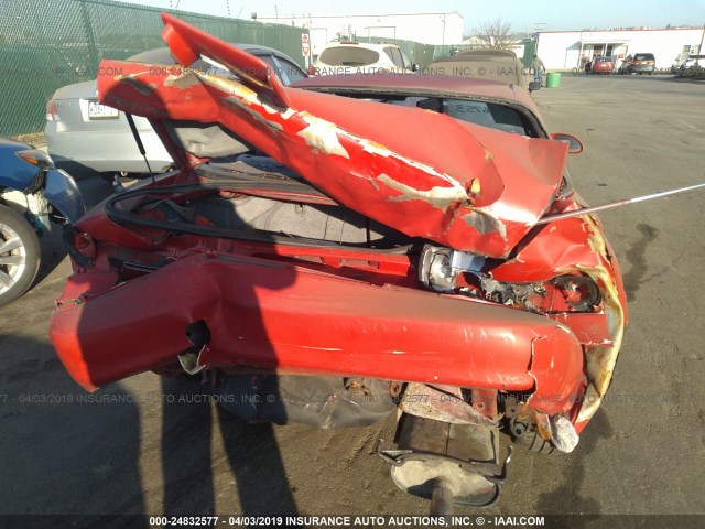 JT2ST87F5L0031153 - 1990 TOYOTA CELICA GT RED photo 6