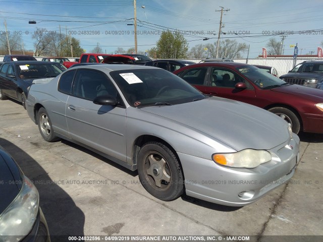 2G1WW12E249362178 - 2004 CHEVROLET MONTE CARLO LS ვერცხლისფერი ფოტო 1