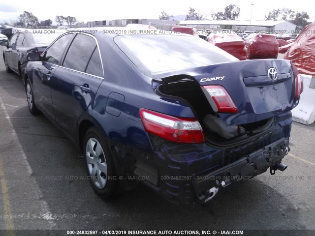 JTNBE46K973023551 - 2007 TOYOTA CAMRY NEW GENERAT CE/LE/XLE/SE BLUE photo 3