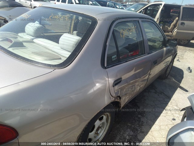 1NXBR12EXXZ226431 - 1999 TOYOTA COROLLA VE/CE/LE BEIGE photo 6