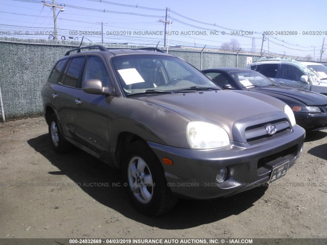 KM8SC13EX6U043805 - 2006 HYUNDAI SANTA FE GLS/LIMITED BROWN photo 1