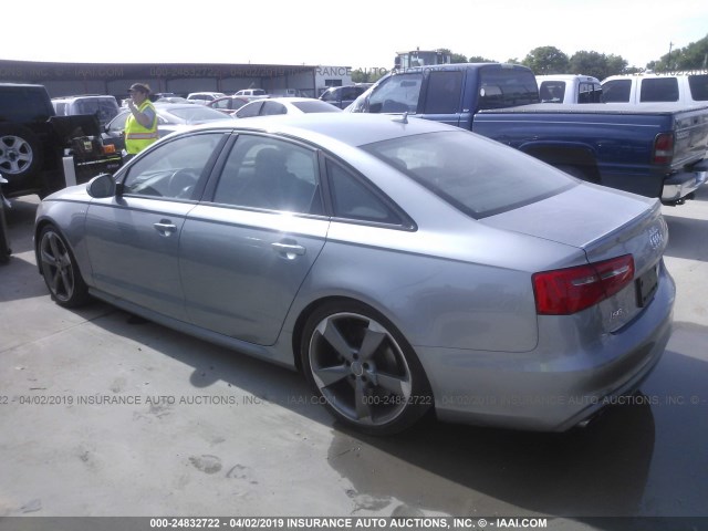 WAUF2AFC2FN002532 - 2015 AUDI S6 SILVER photo 3